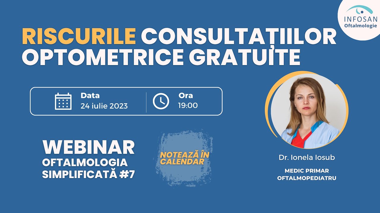 Riscurile consultațiilor gratuite cu Dr. Ionela Iosub | Oftalmologia Simplificată #7