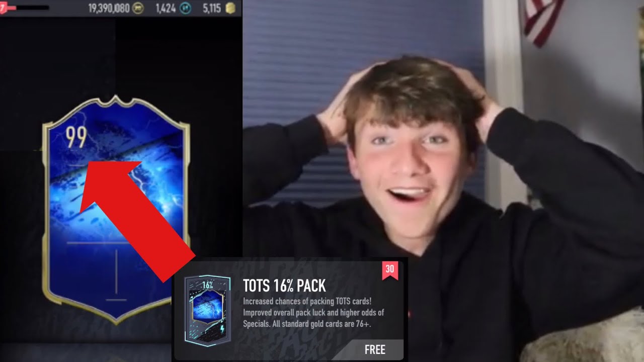 I opened 30 TOTS 16% PACKS and got this.. Pacybits 20