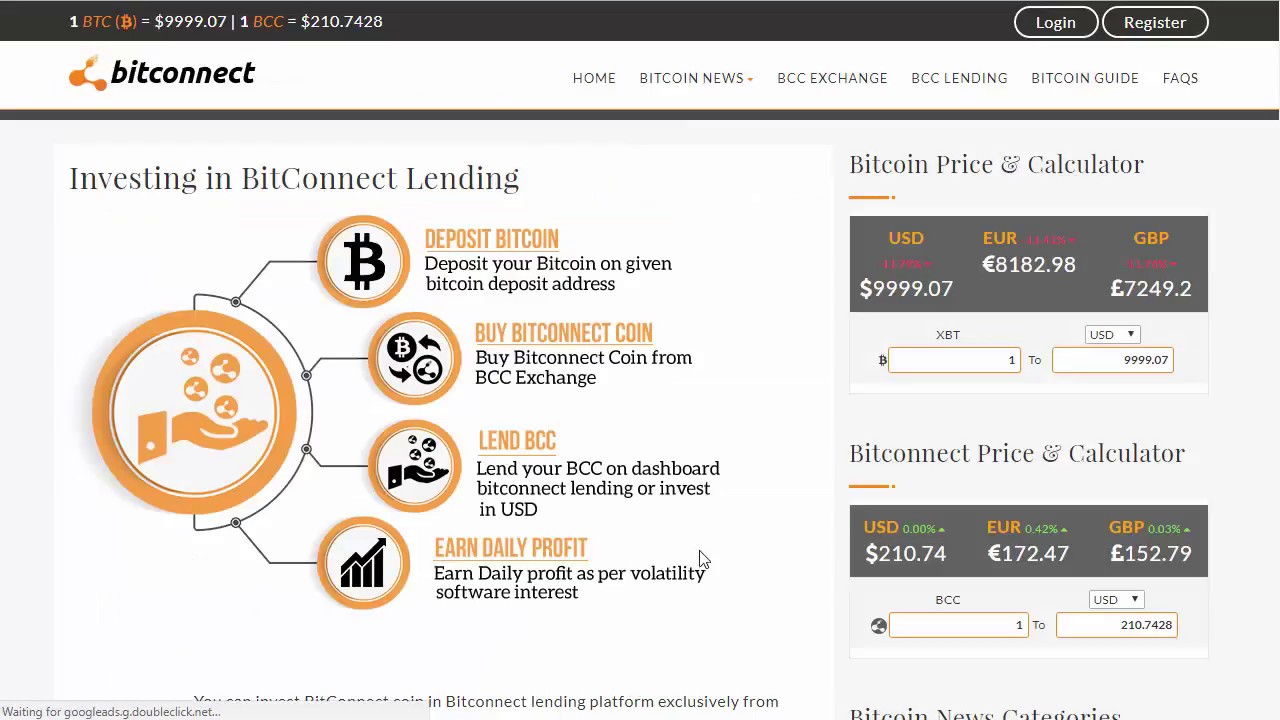 bitconnect ponzi scam collapses