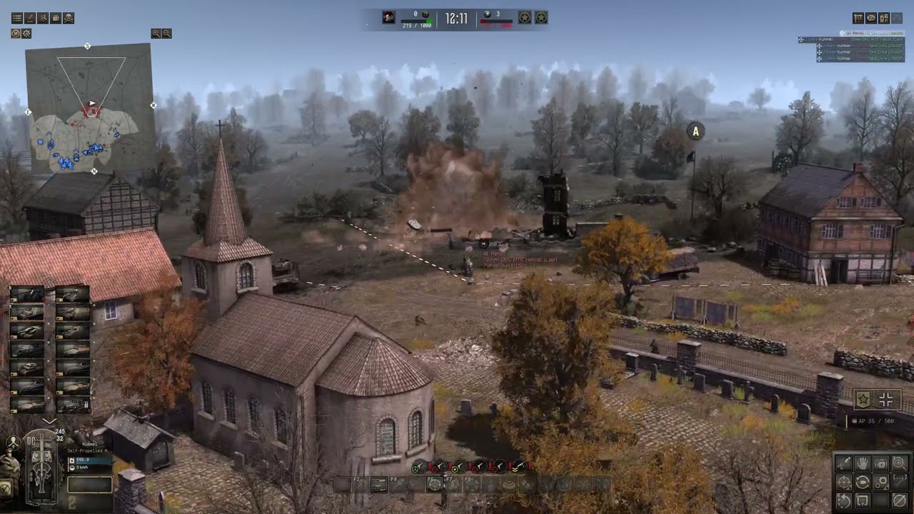 Gates of Hell: Airborne - German Conquest offense in Hurtgen (no commentary)