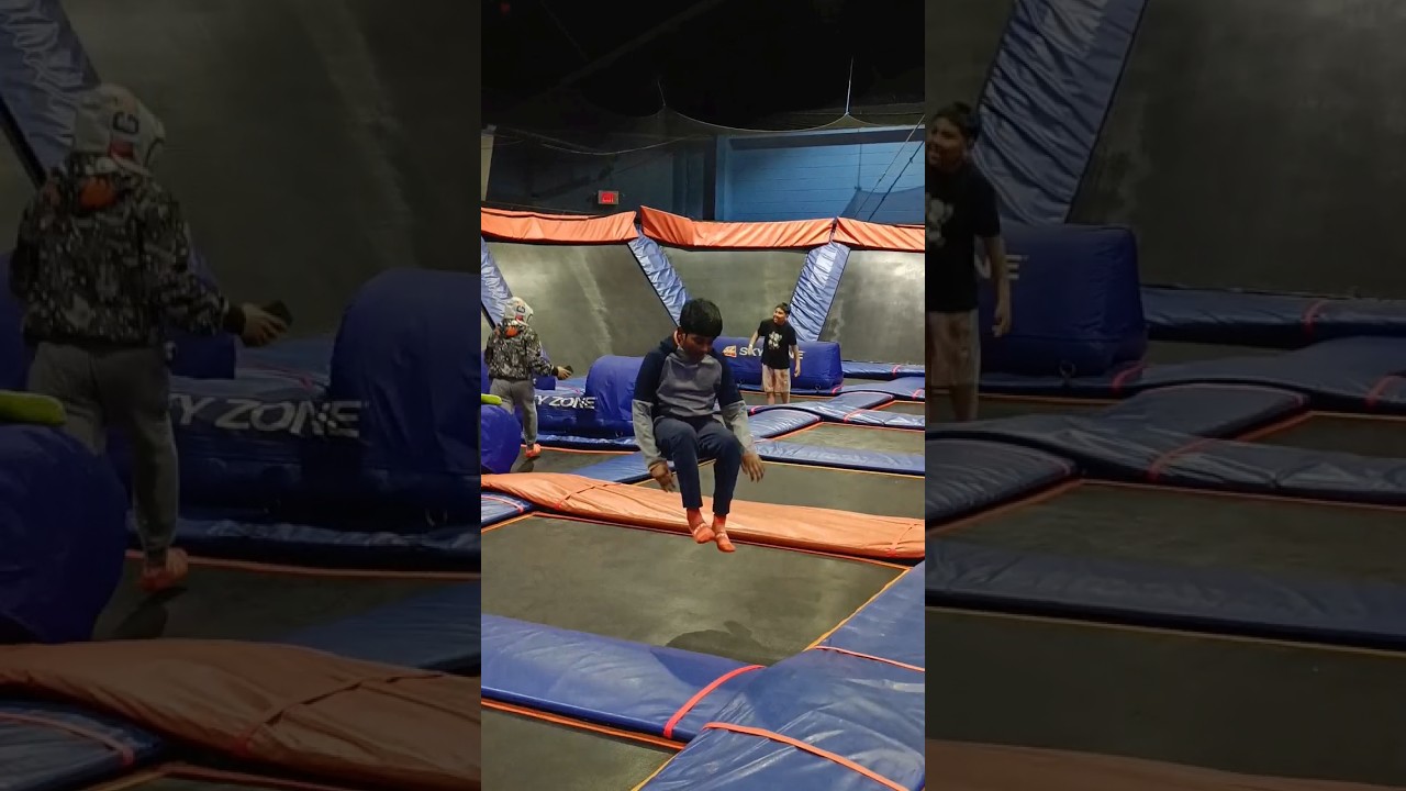 Trampoline park sykzone#shorts#shortsfeed#canada