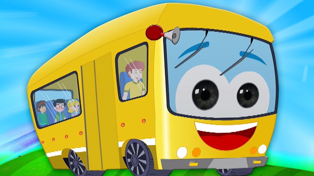 Колеса на автобусе | автобусы для детей | детская песня | Wheels on the Bus