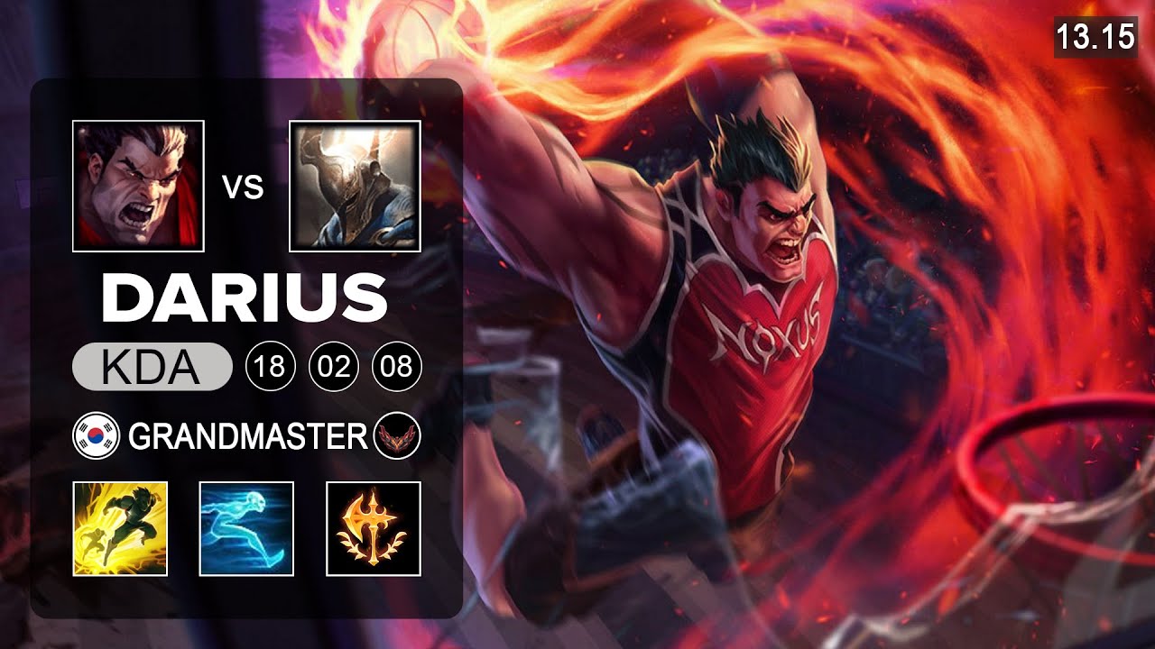 Darius vs Pantheon Top - KR Grandmaster - Patch 13.15 Season 13