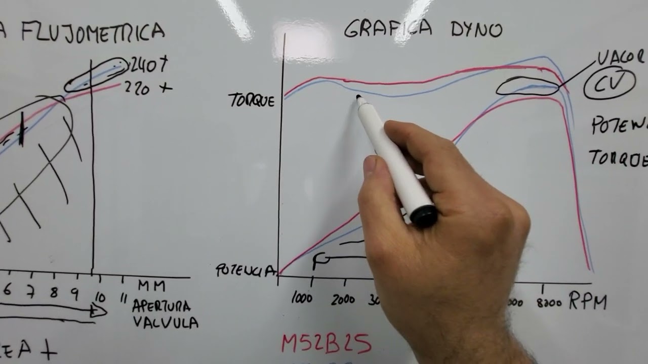 interpretar grafica flujometro y dinamometro