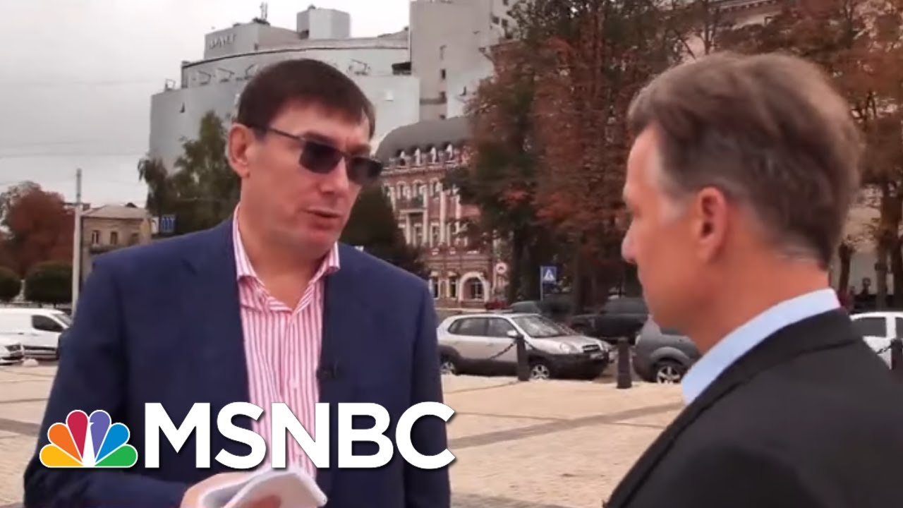 Ex-Ukraine Prosecutor Says He Spoke With Rudy Giuliani 'Maybe 10 Times' | Andrea Mitchell | MSNBC