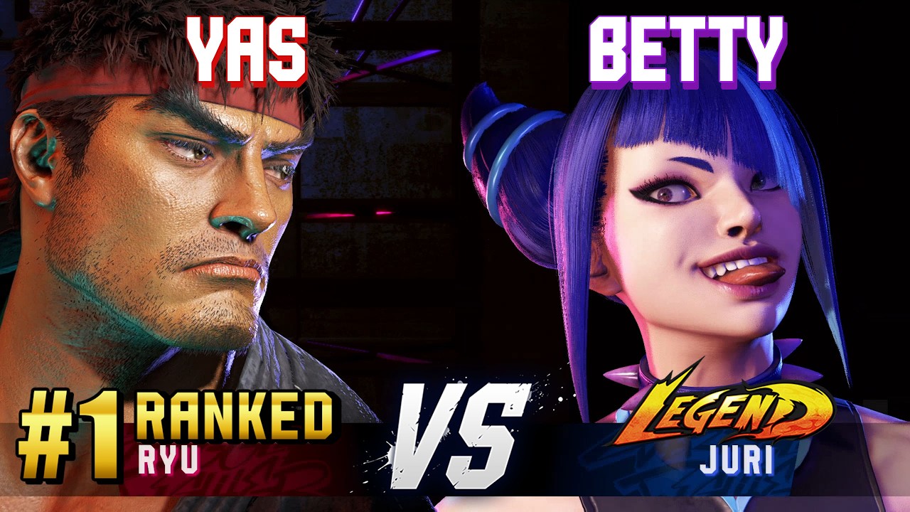 SF6 ▰ YAS (#1 Ranked Ryu) vs BETTY (Juri) ▰ High Level Gameplay