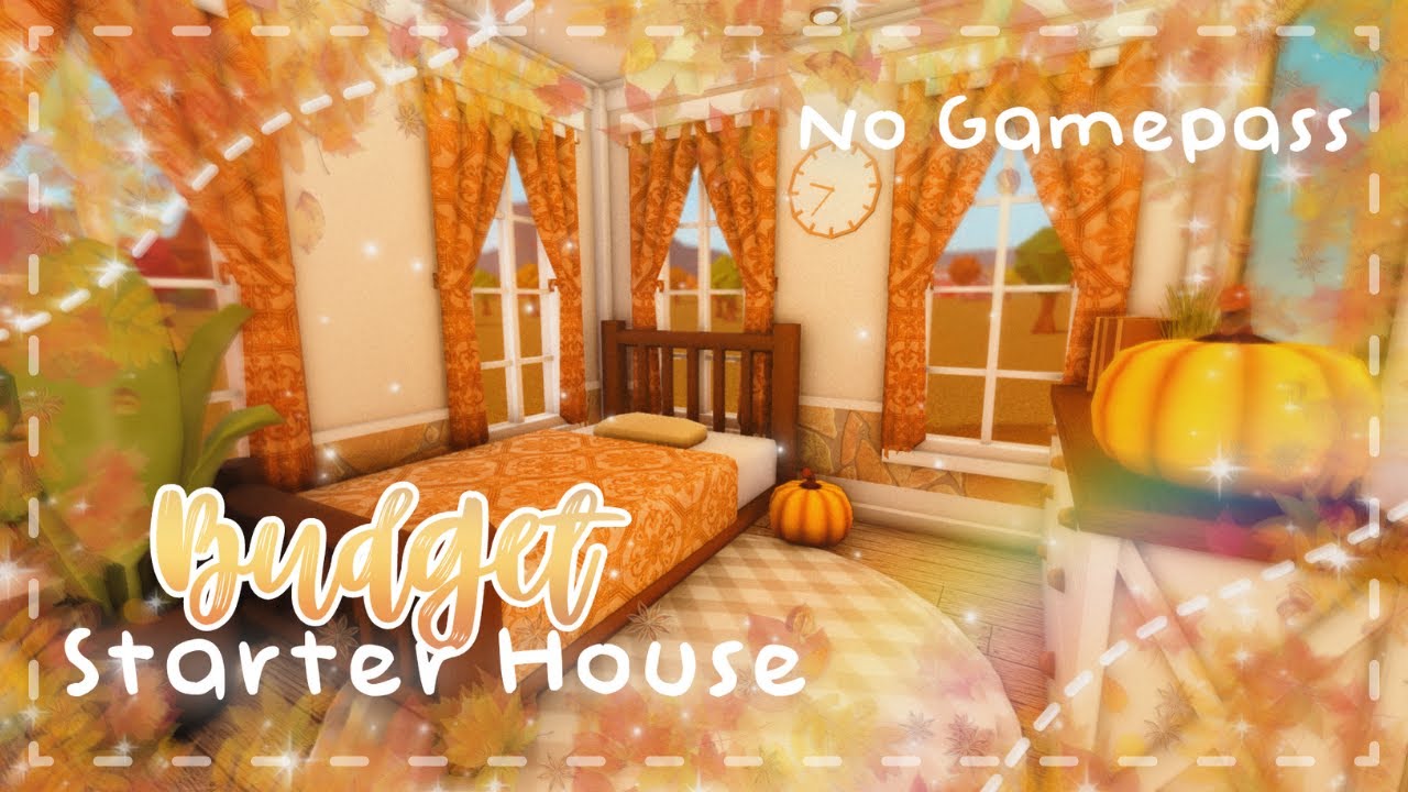 Roblox Bloxburg - No Gamepass Budget Starter Halloween Home - Minami Oroi