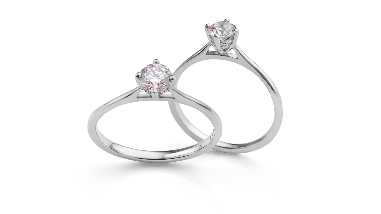 Argyle Pink Diamond Ring - Light Pink Diamond Engagement Ring