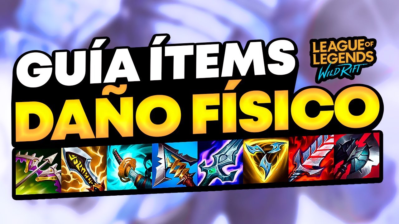 APRENDE a BUILDEARTE los ÍTEMS AD de WILD RIFT - GUÍA