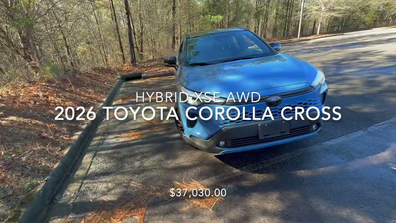 2026 Toyota Corolla Cross Hybrid XSE AWD Walkaround | POV Drive