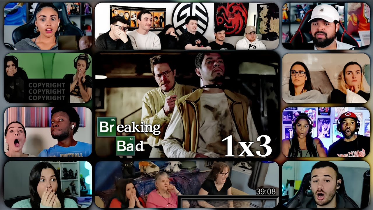 [Full Episode] Breaking Bad Season 1 Episode 3 Reaction Mashup | "...And the Bag's in the River"