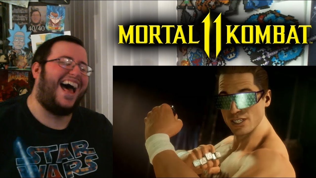 Gors "Mortal Kombat 11"  Johnny Cage New Intro Dialogues REACTION