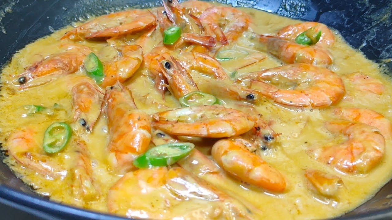 HINDI MO AAKALAING GRABE PALA SARAP NG GANITONG LUTO SA HIPON!! CREAMY CHEESY SHRIMP 🦐