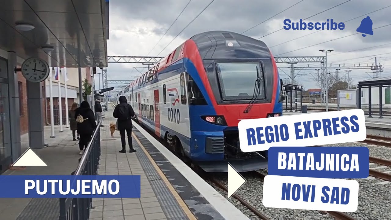 Prvo putovanje Regio Ekspres "Soko"vozom do Novog Sada | Brza pruga |