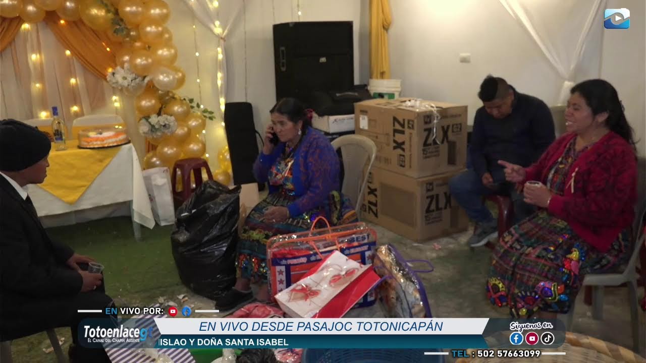 En Vivo Bodas de Oro desde Pasajoc Totonicapán