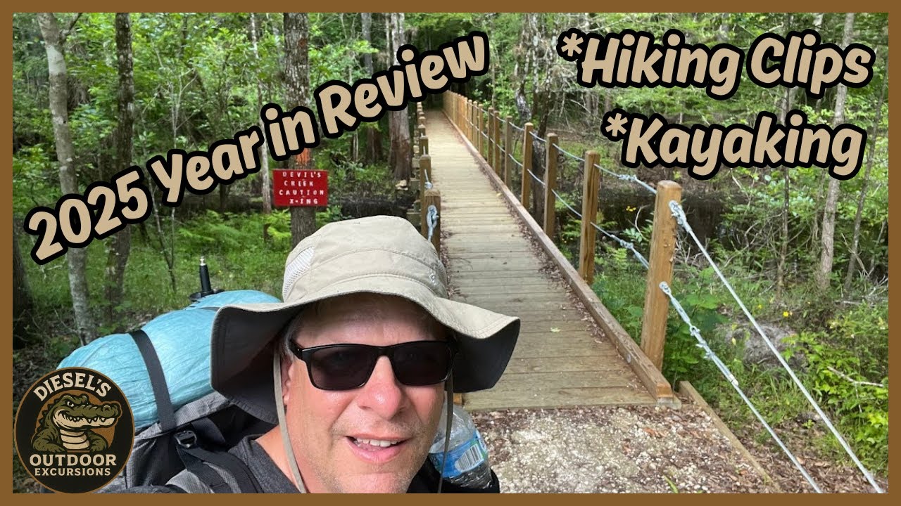 2025 Year in Review of my Central Florida Hiking and Kayaking trips