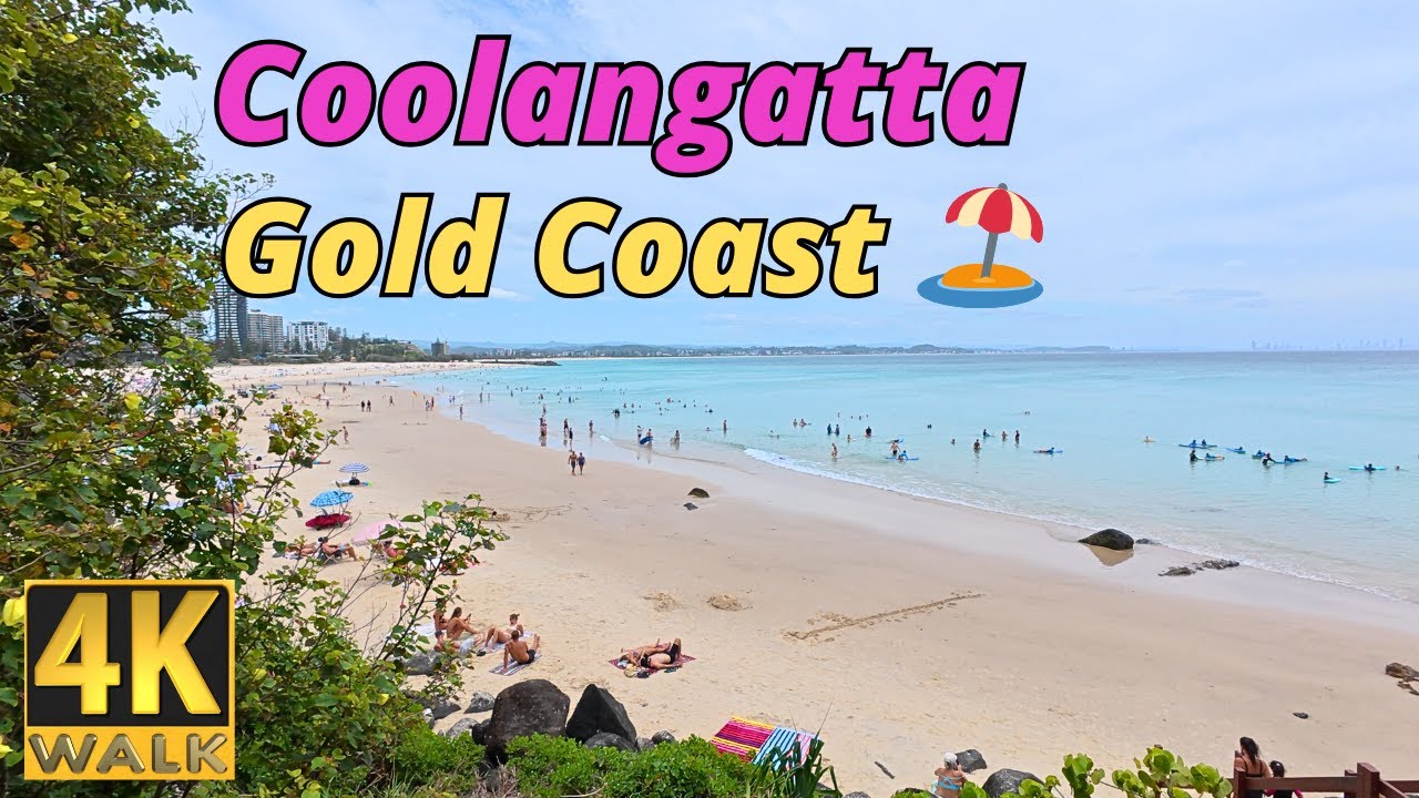 Coolangatta Beach - Gold Coast Australia 🏖️  Summer Vacations Beach Walks
