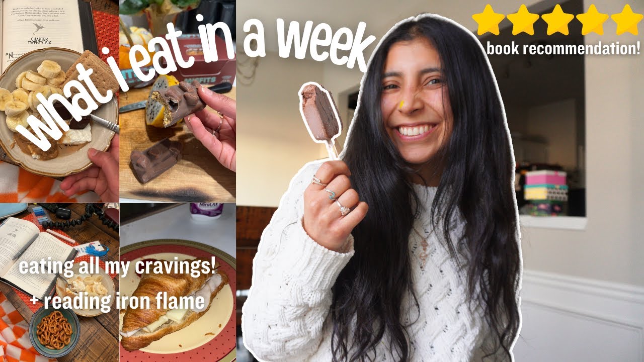 what I eat in a week  (intuitive eating + book recommendations)
