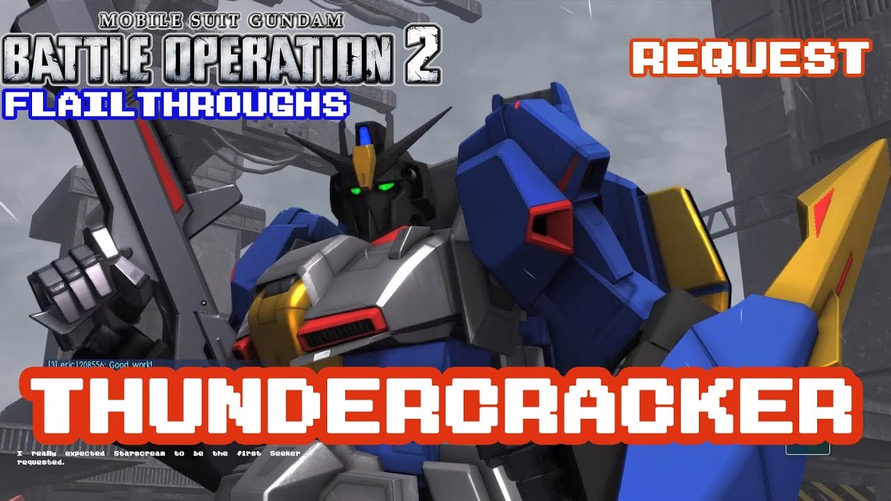 Gundam Battle Operation 2 Request: MSZ-006 Zeta Gundam As Decepticon Thundercracker