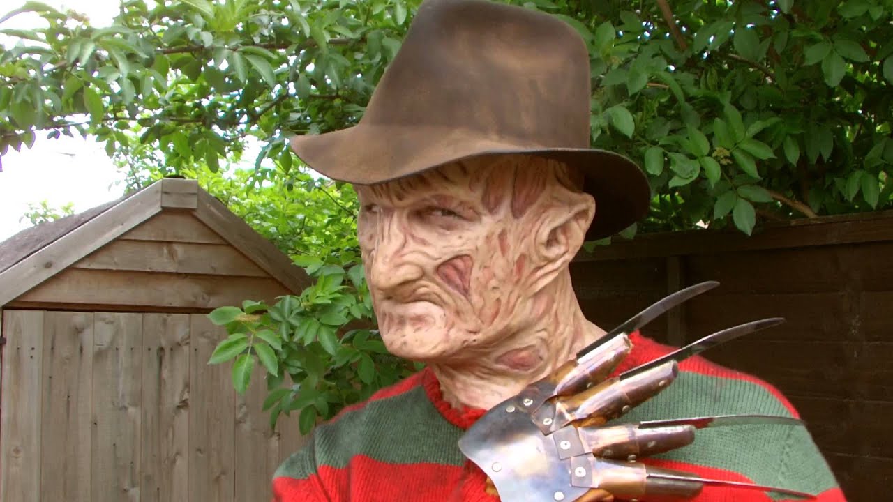 Part 3 Freddy Krueger Costume ( torched 3 silicone mask )