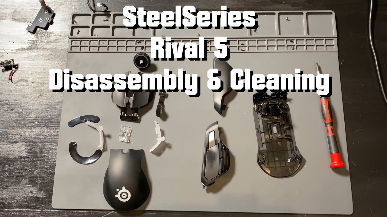 SteelSeries Rival 5 Disassembly &  Cleaning