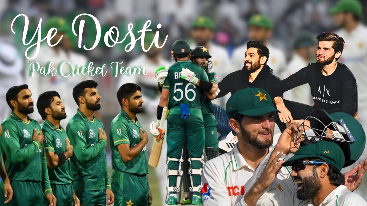 ❥ Ye Dosti x Pakistan Cricket Team | PCT Friendship Edit | *emotional*