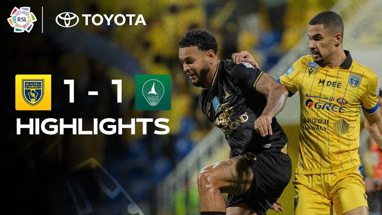 Even Steven! ⚽️ Al Taawoun and Al Khaleej share the points 🤝 | Powered by Toyota