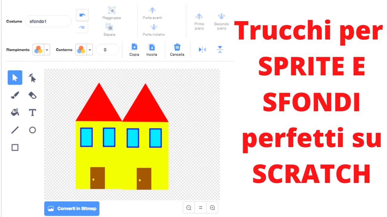 Trucchi per creare SPRITE e SFONDI perfetti su SCRATCH