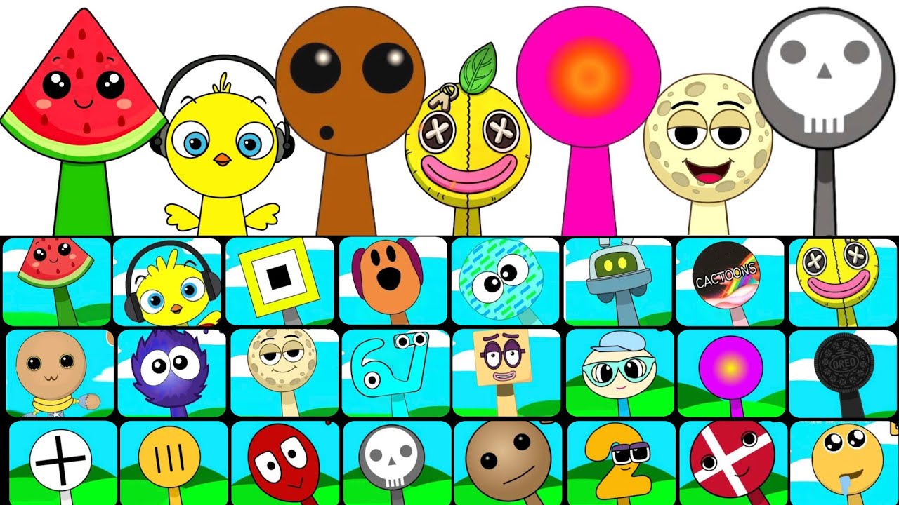 My Sprunki OC ALL Watermelon Form Bindle Boogie Phase 1 to Phase 2 Past 26
