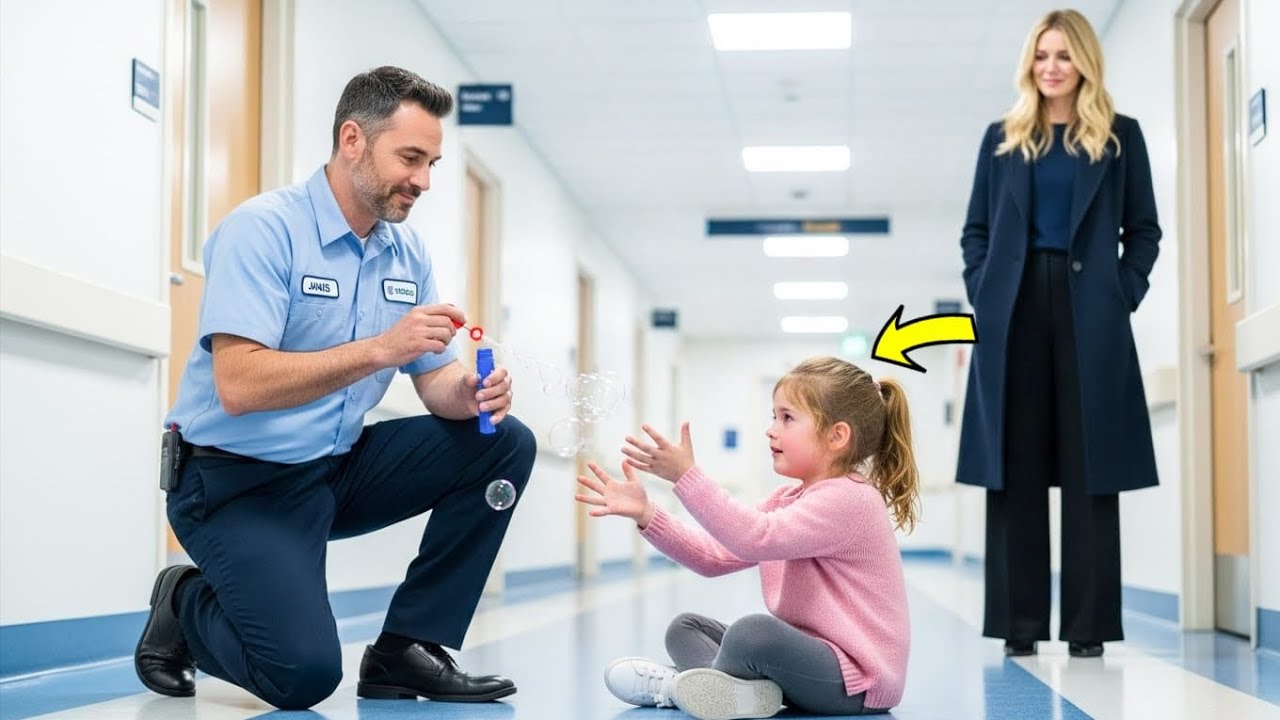 Single Dad Janitor Saves Terrified Girl With Bubbles While Billionaire Mom Watches