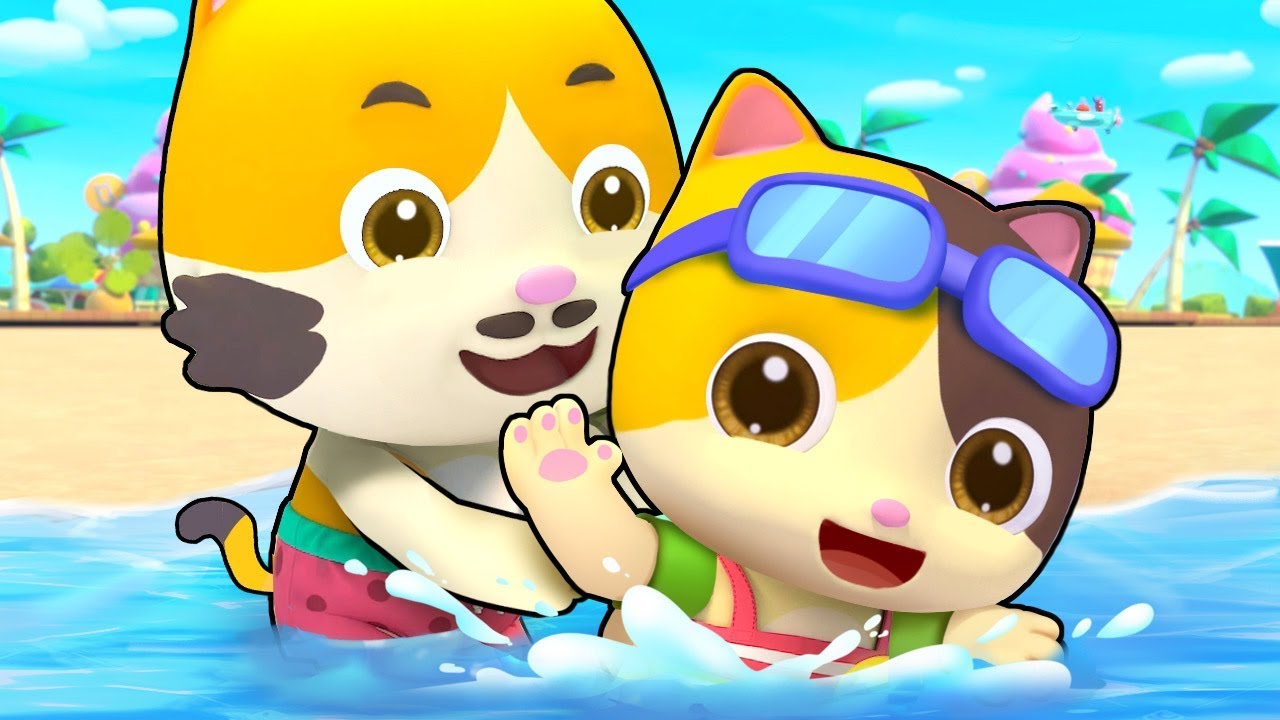 Swimming Song | Bath Song, Playground Song, Colors Song | Kids Songs | Kids Cartoon | BabyBus