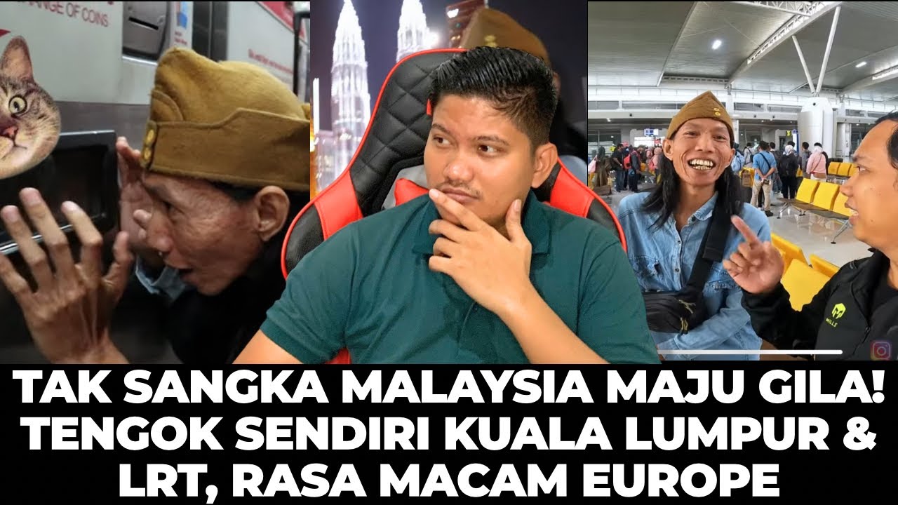 TAK SANGKA Malaysia Maju Gila! KL & LRT Macam Europe – Reaksi Orang Indonesia Terkejut! 🇲🇾🇮🇩😱