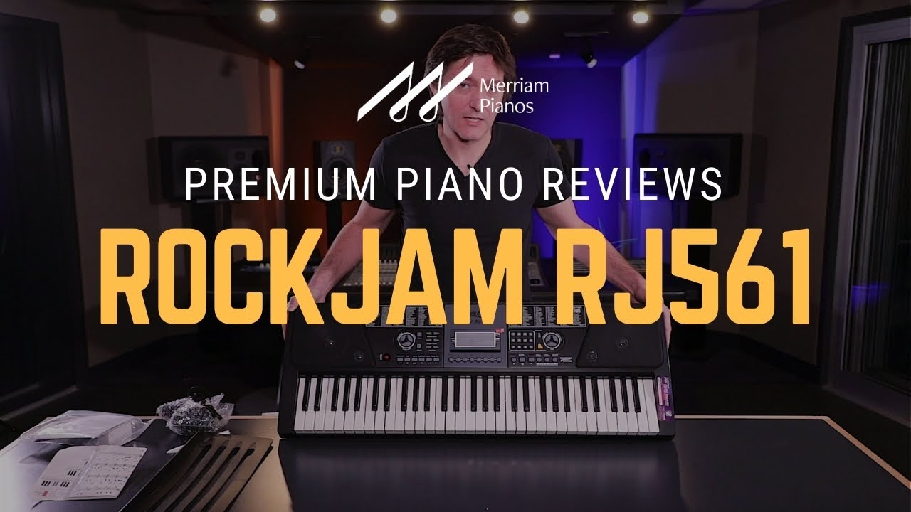 🎹Распаковка электронной 61-клавишной цифровой клавиатуры RockJam RJ561 — доступная клавиатура для...