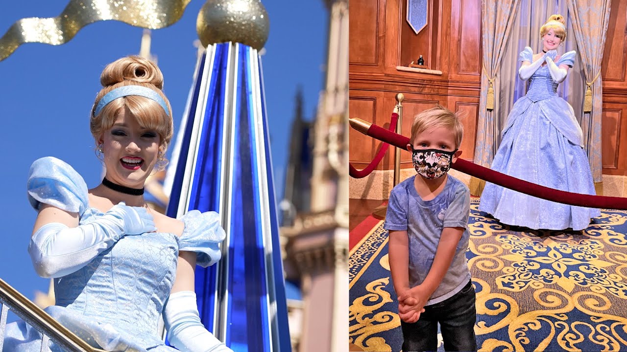 Our Disney Princess Filled Day At Magic Kingdom! | Meeting Princesses For The 1st Time, Rides & Food