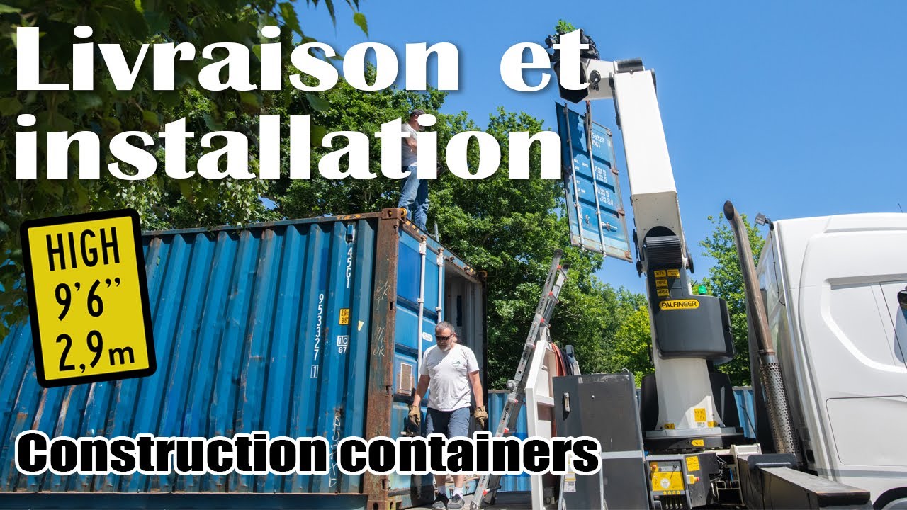 KWS Containers Jour J Livraison-Construction en containers-Kerworkshop