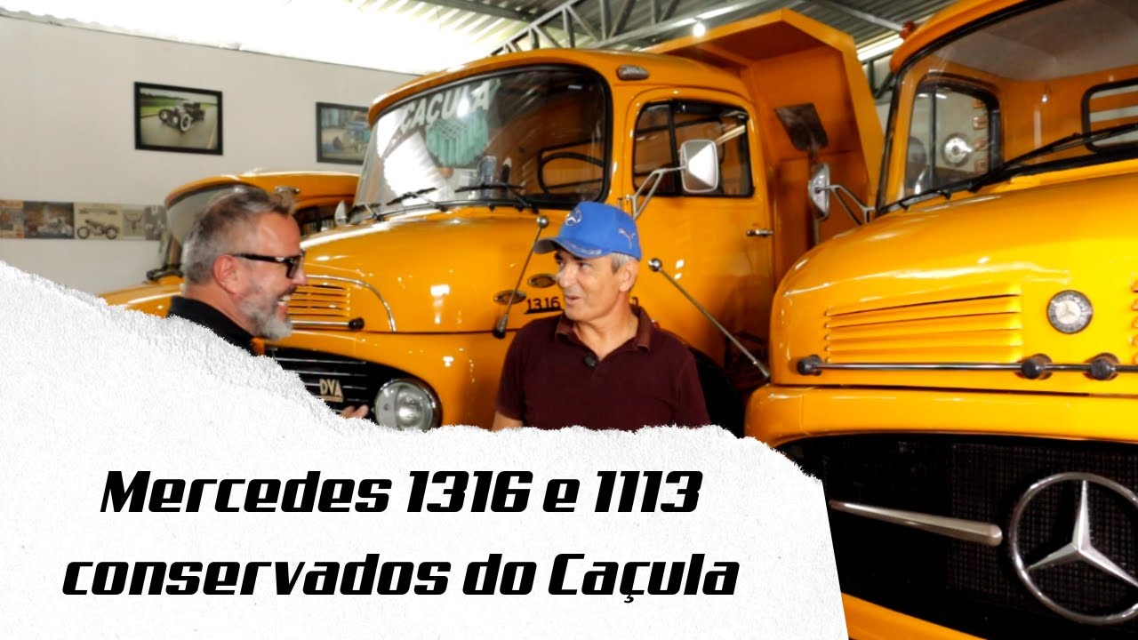 Saiba qual dos Mercedes é o grande amore do Caçula: MB 1316 ou MB 1113