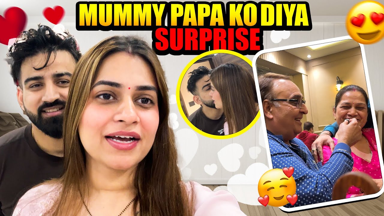 Mummy Papa Ko Diya SURPRISE😍 | Sab Khush Hogye🧿 | RAJATSWATIVLOGS