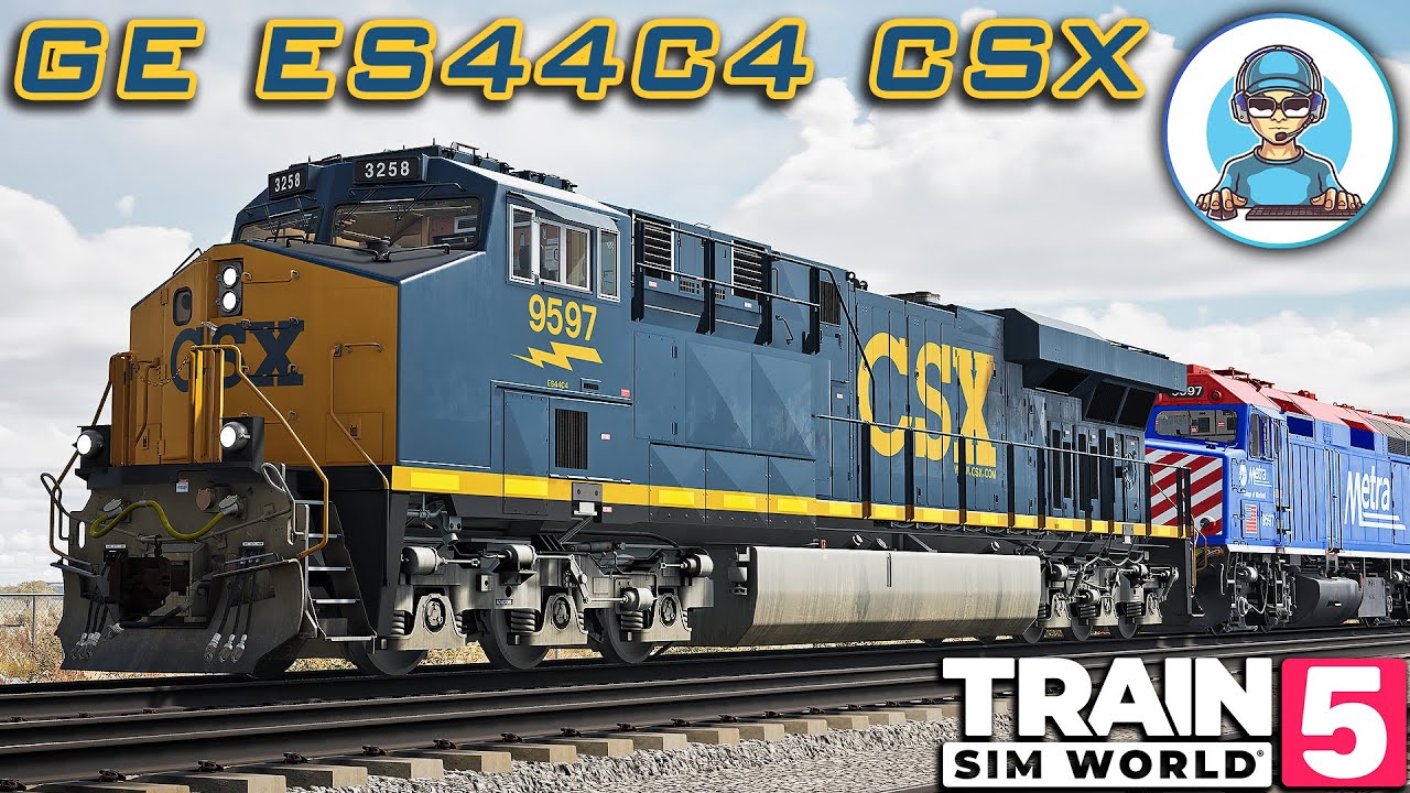 Rescuing Metra Passenger Train In ES44C4 CSX (Custom Livery)