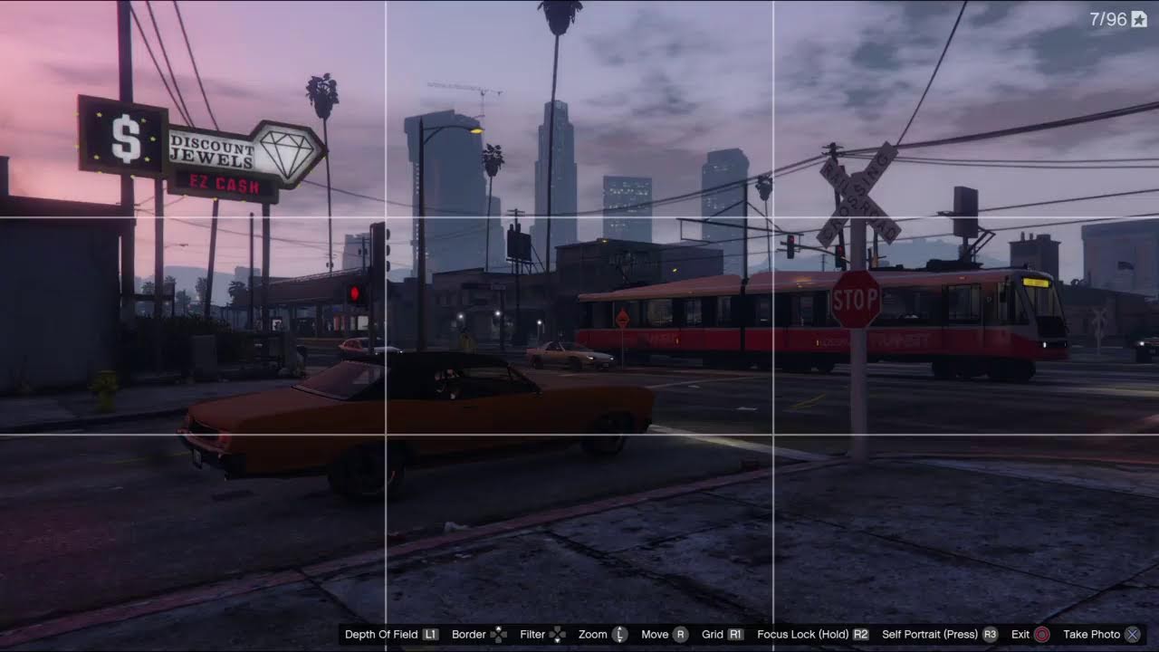 GTA 5 five-star rampage, driving, tram spotting and more.