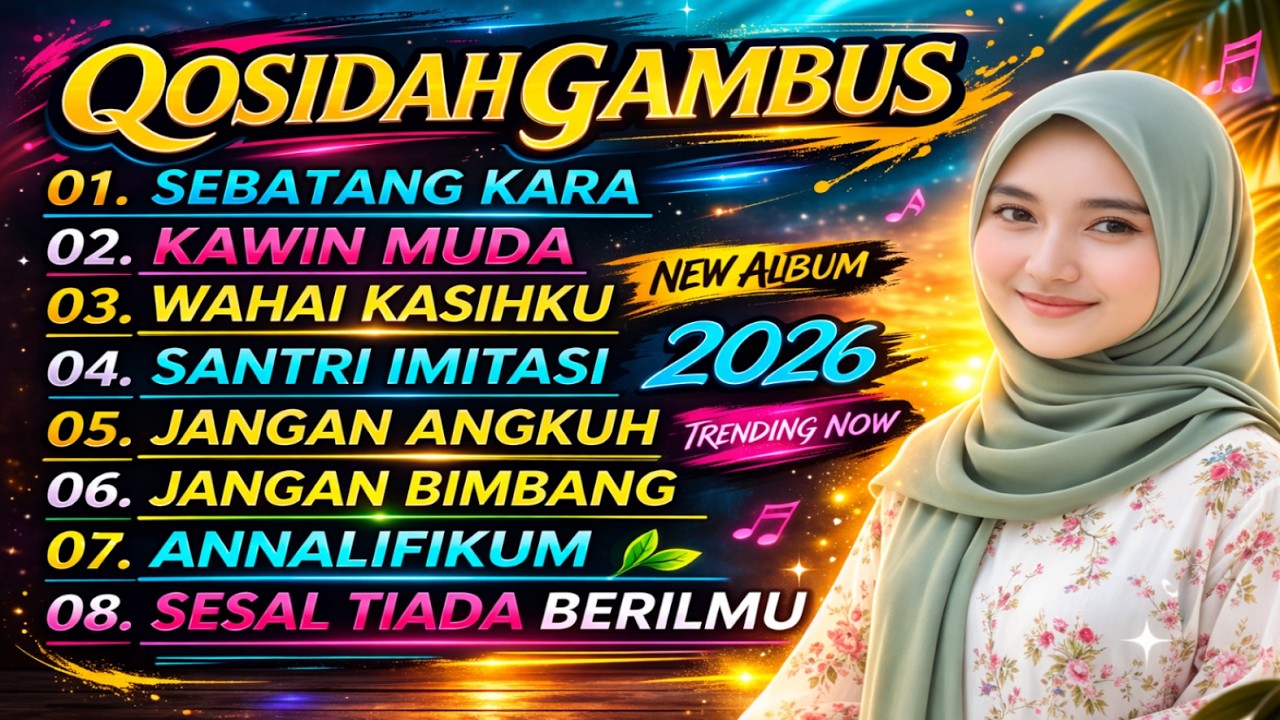 KUMPULAN QOSIDAH TERBARU 2026 FULL BASS: SUARA JERNIH, HATI JADI ADEM!