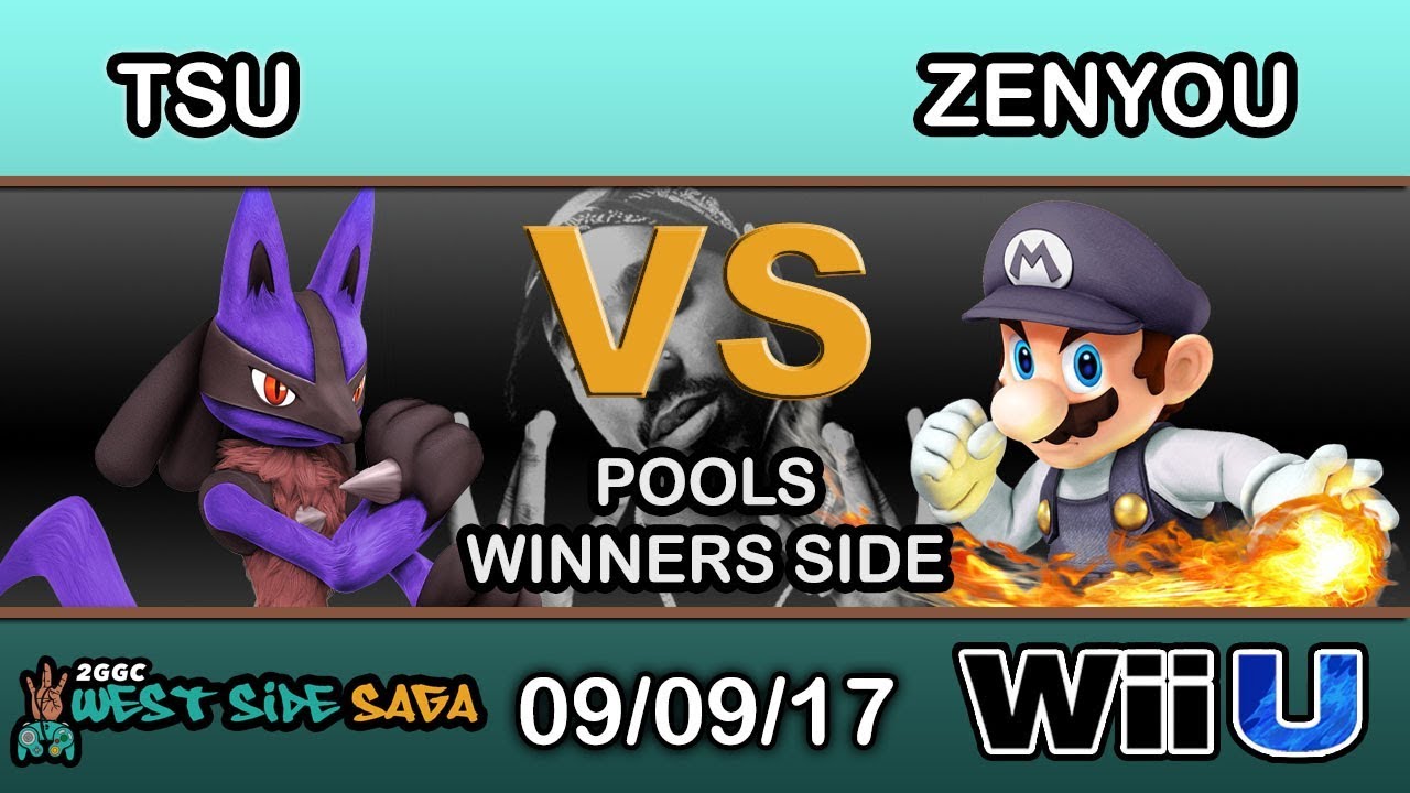 2GGC: West Side Saga - Tsu (Lucario) Vs. eM | Zenyou (Mario) - Pools Winners Side