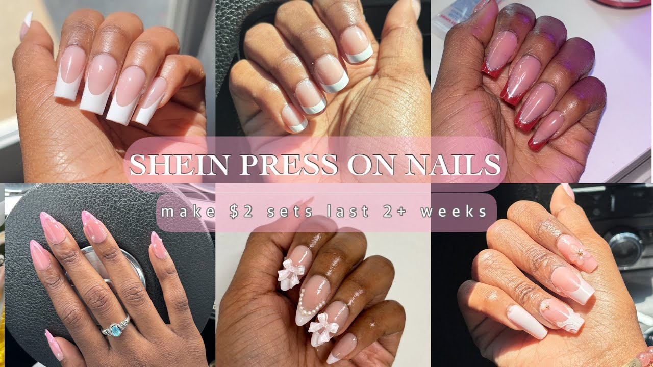 How I make my $2 SHEIN nails last 2+ weeks, press on nail tutorial