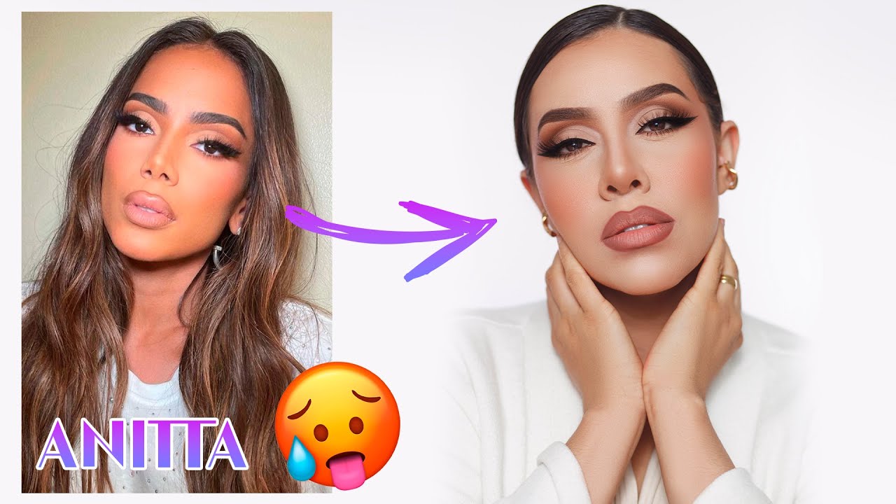 Copiei a make da Anitta