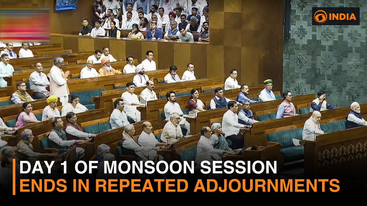 Opposition Protests Stall Parliament | NEET Paper Leak, Ram Temple Issues Raised