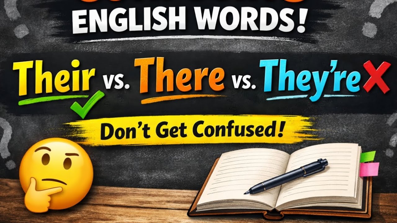 99% People Use This Wrong 😳 | Their vs There vs They&rsquo;re