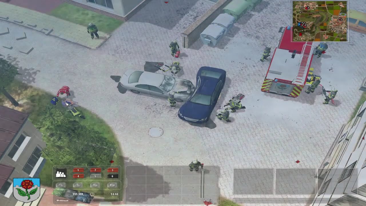 Emergency 4 - Rosenburg Mod: Busunfall auf Landstraße und Zug kollidiert mit PKW