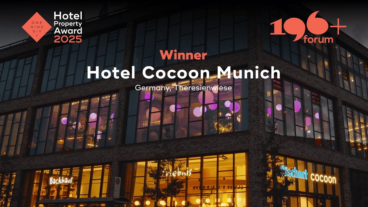 Hotel Cocoon Munich Theresienwiese: Winner of the Hotel Property Award 2025
