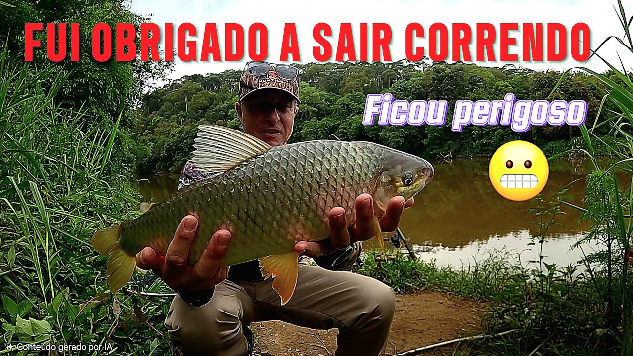 Essa Pescaria Acabou Mal! A Isca Exclusiva Funcionou, mas o FIM foi Tenso!