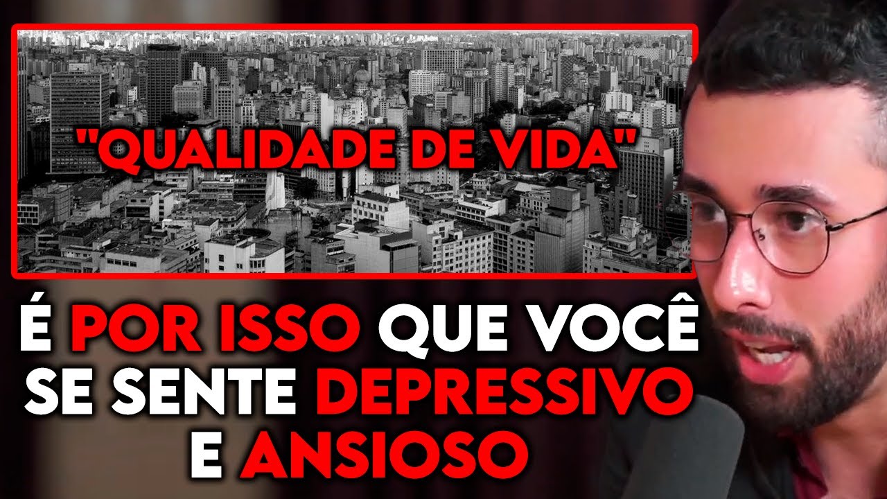 COMO A VIDA MODERNA ESTÁ DESTRUINDO SUA FELICIDADE | Lutz Podcast
