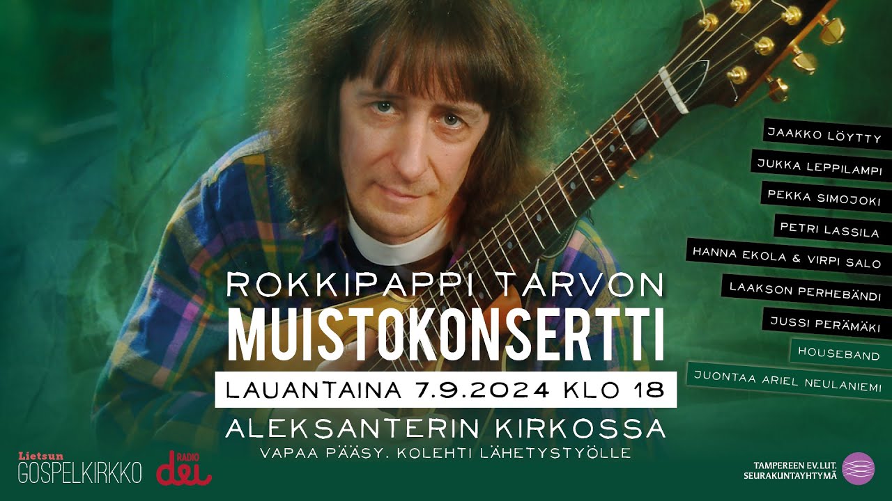 Rokkipappi Tarvon muistokonsertti